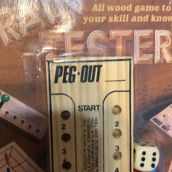 Peg-Out brain teaser game. Fun and challenging. Keep on the coffee table. - Picture 3 of 6